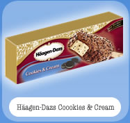 Häagen-Dazs Cookies and Cream Box